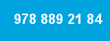 978 889 21 84 978 889 21 84